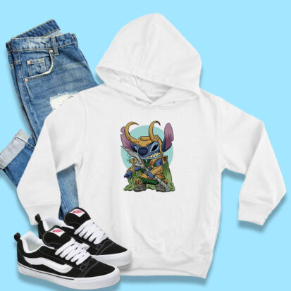 Lilo Stitch Loki Funny Hoodie