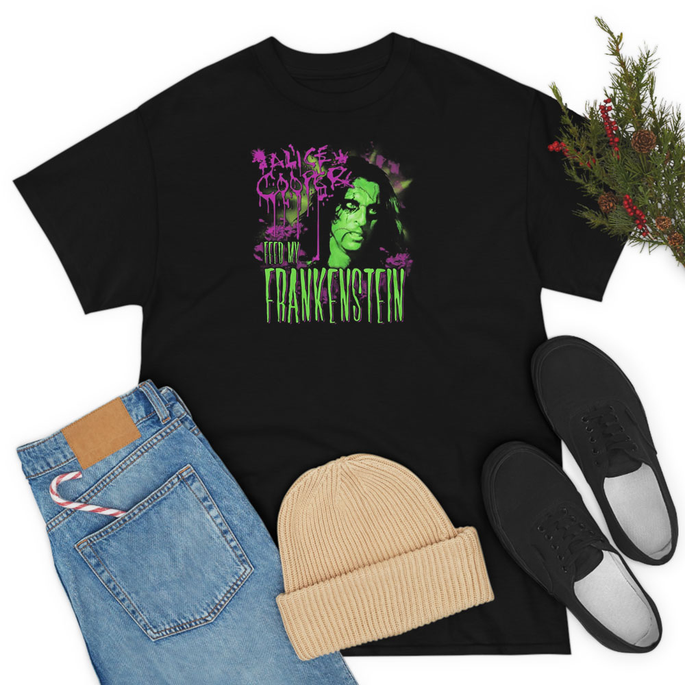 Alice Cooper Feed My Frankenstein Vintage T Shirt