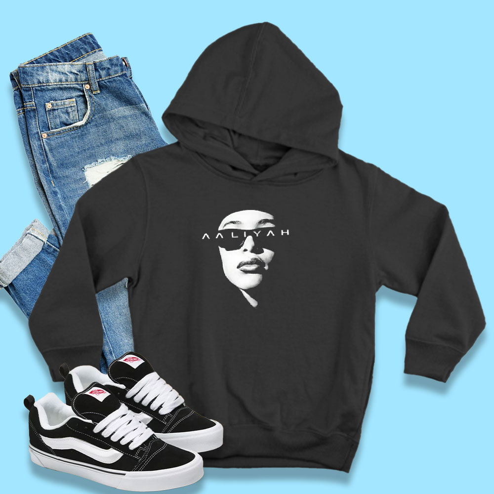 Classic Aaliyah Black And White Unisex Hoodie