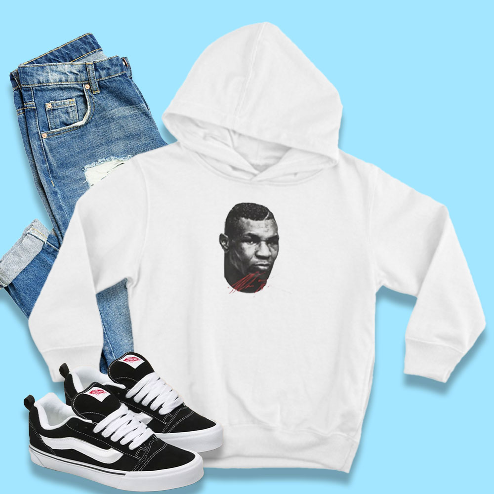 Mike Tyson Homage Face Graphic Hoodie