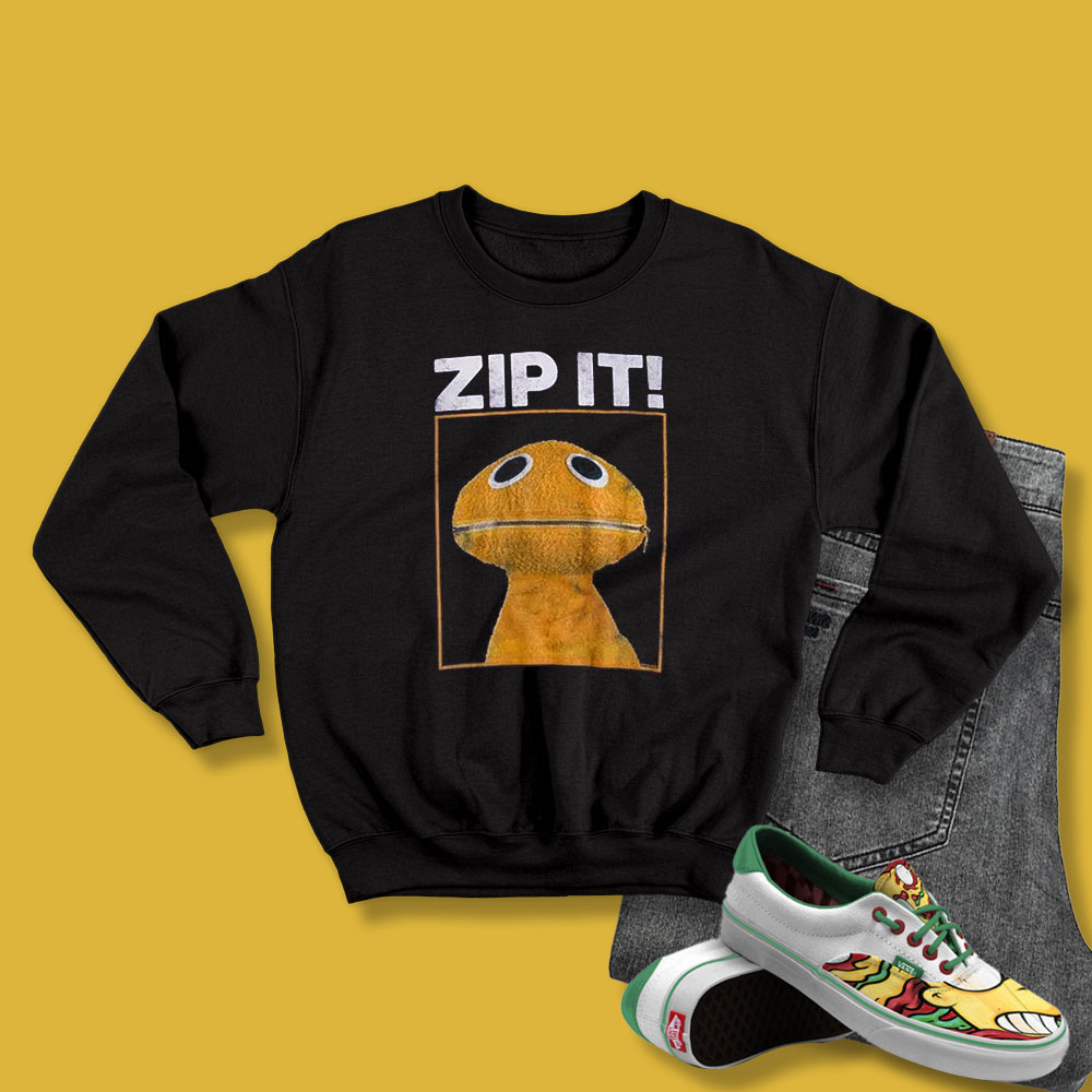 Rainbow Zippy Zip It Sweatshirt