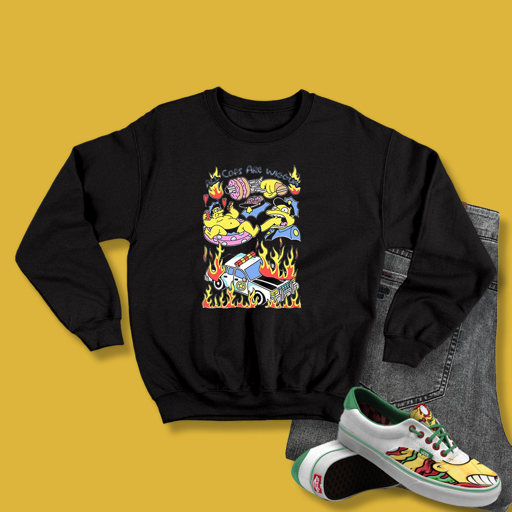 Simpsons Police ACAB All Cops Are Wiggum Sweatshirt