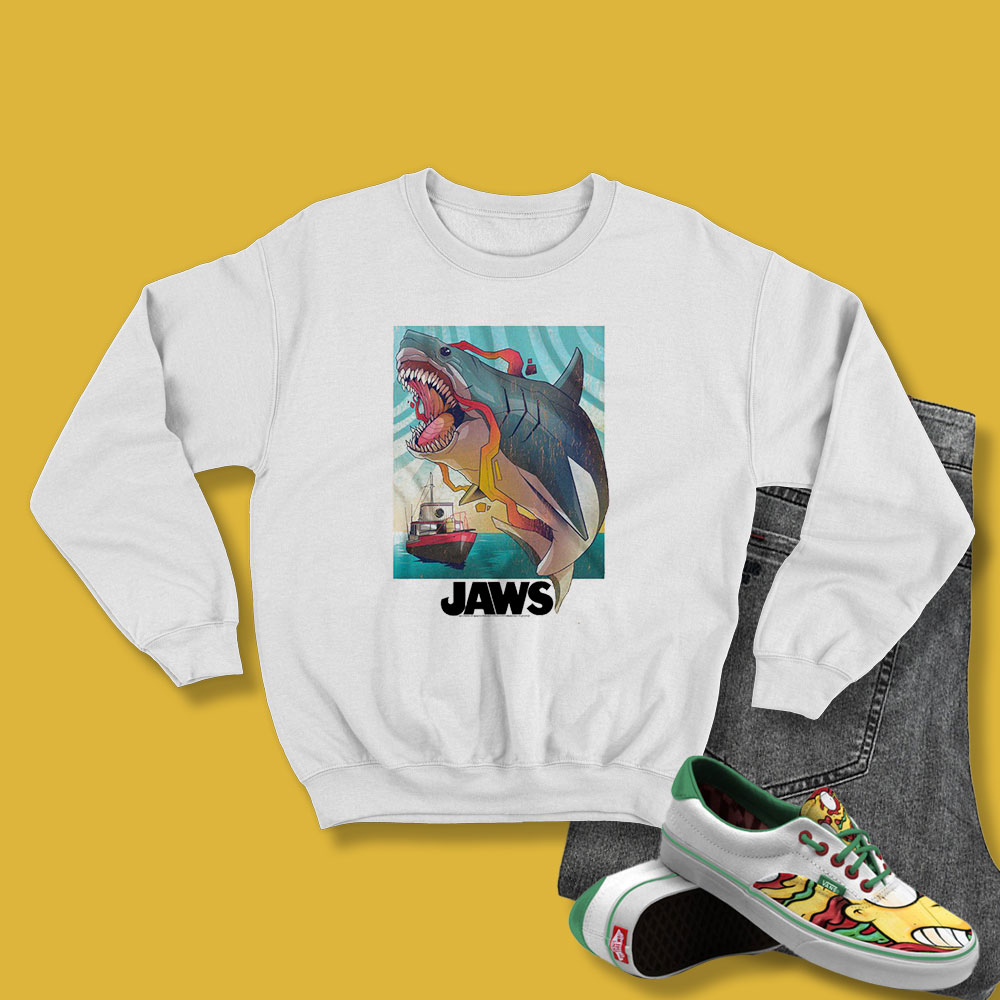 Jaws Colorful Retro Sweatshirt