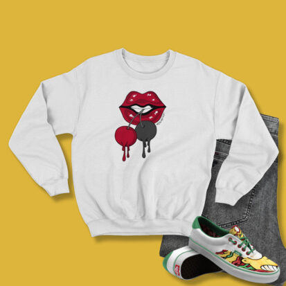 Luscious Lips Dripping Sweatshirt