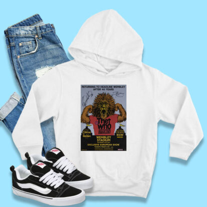 The Who Roger Daltrey And Pete Townshend Signed Concert Hoodie