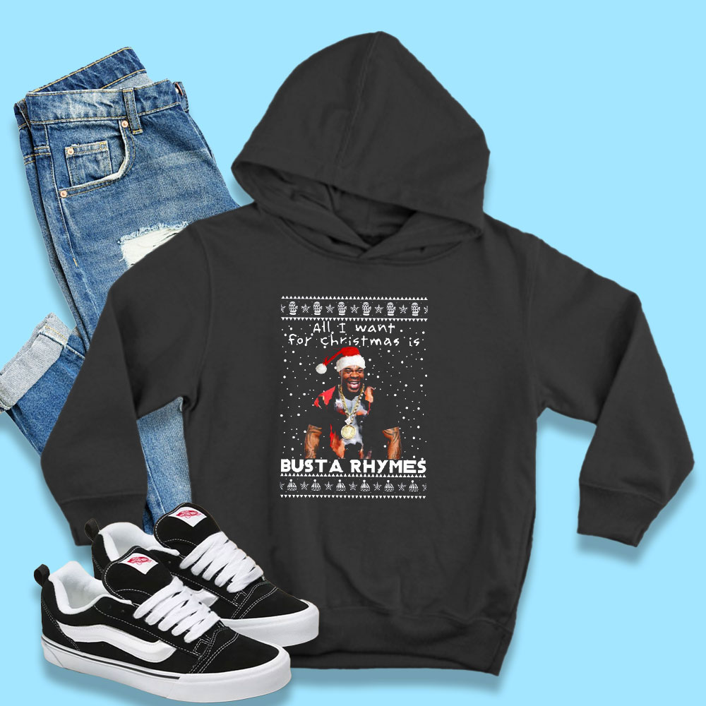 Busta Rhymes Rapper Ugly Christmas Hoodie