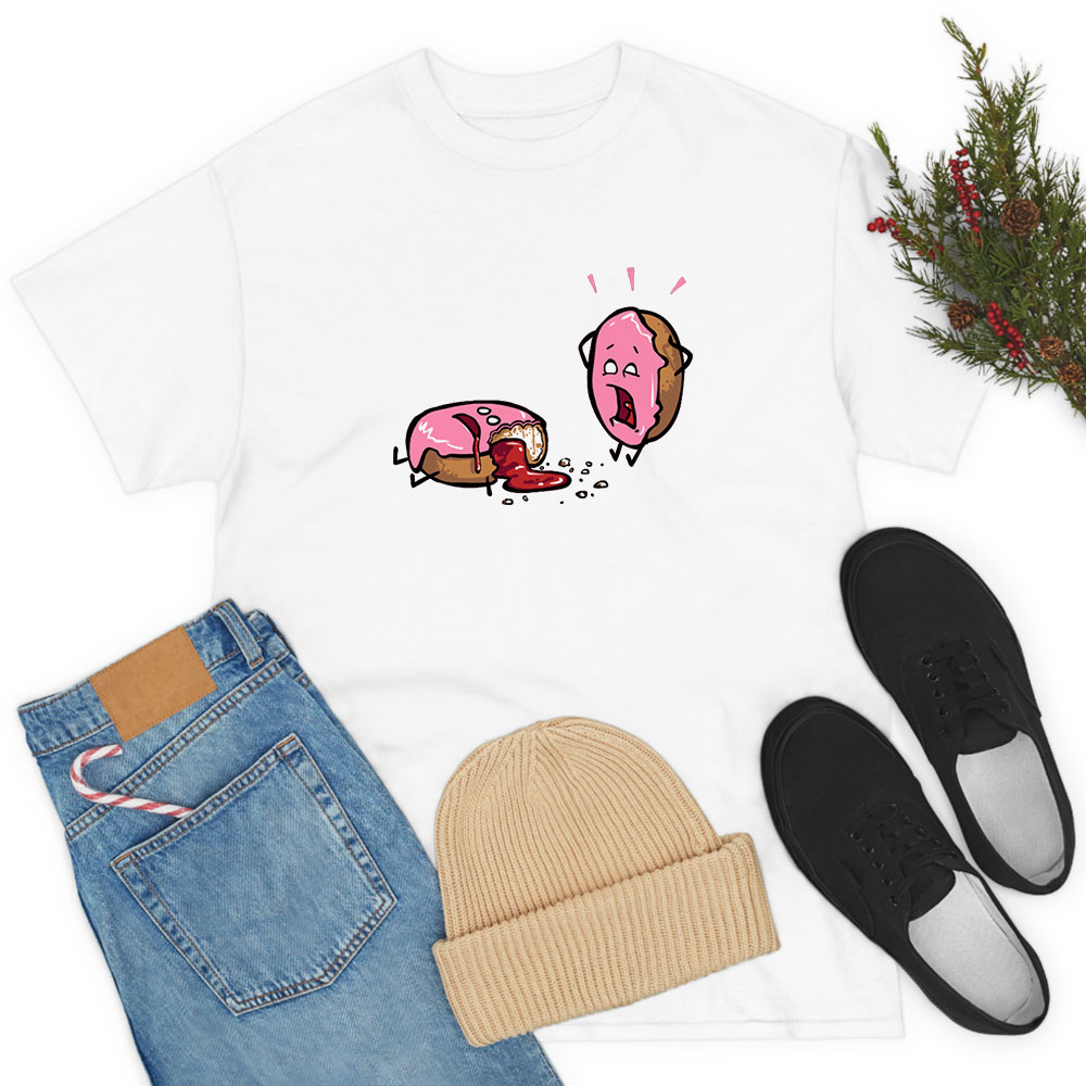 Donut got his jelly splattered T Shirt