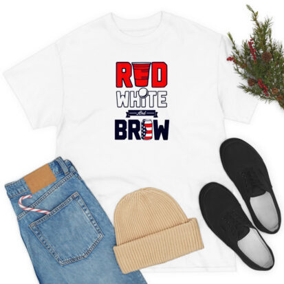 RED WHITE and BREW T Shirt