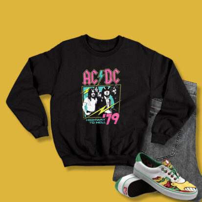 ACDC Highway To Hell Neon Sweatshirt