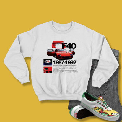 Ferrari F40 Vintage Sweatshirt