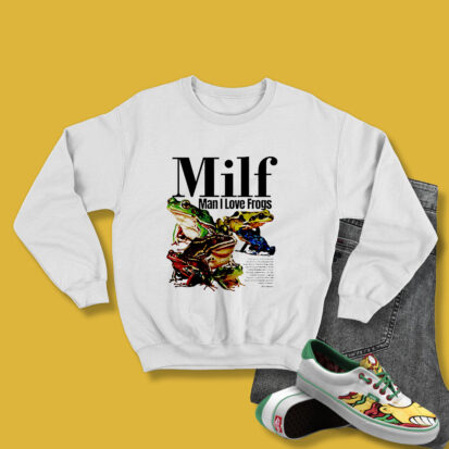 Man I Love Frogs Vintage Sweatshirt