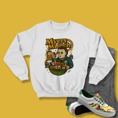 Myers Munch Halloween Horror Sweatshirt