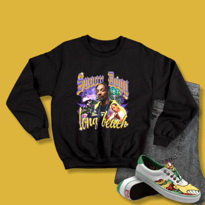 Vintage 90's Bootleg Snoop Dogg Long Beach Sweatshirt