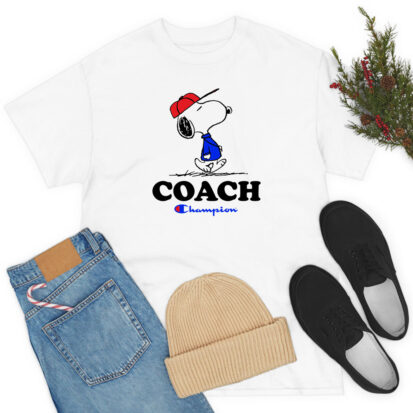 Peanuts Snoopy Coach Champion T Shirt