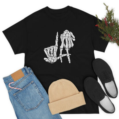 All American Spencer James Daniel Ezra LA Hand Skeleton T-Shirt