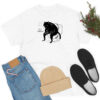 Shit Happens Black Cat Smoking On Toilet T-Shirt