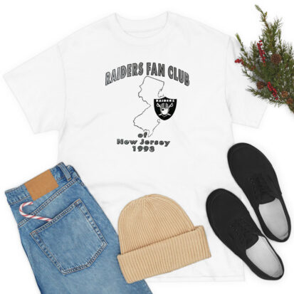 Vintage Raiders Fan Club Of New Jersey 1993 T-Shirt