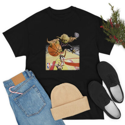 Yoda Slam Dunk Ballin Nets T-Shirt